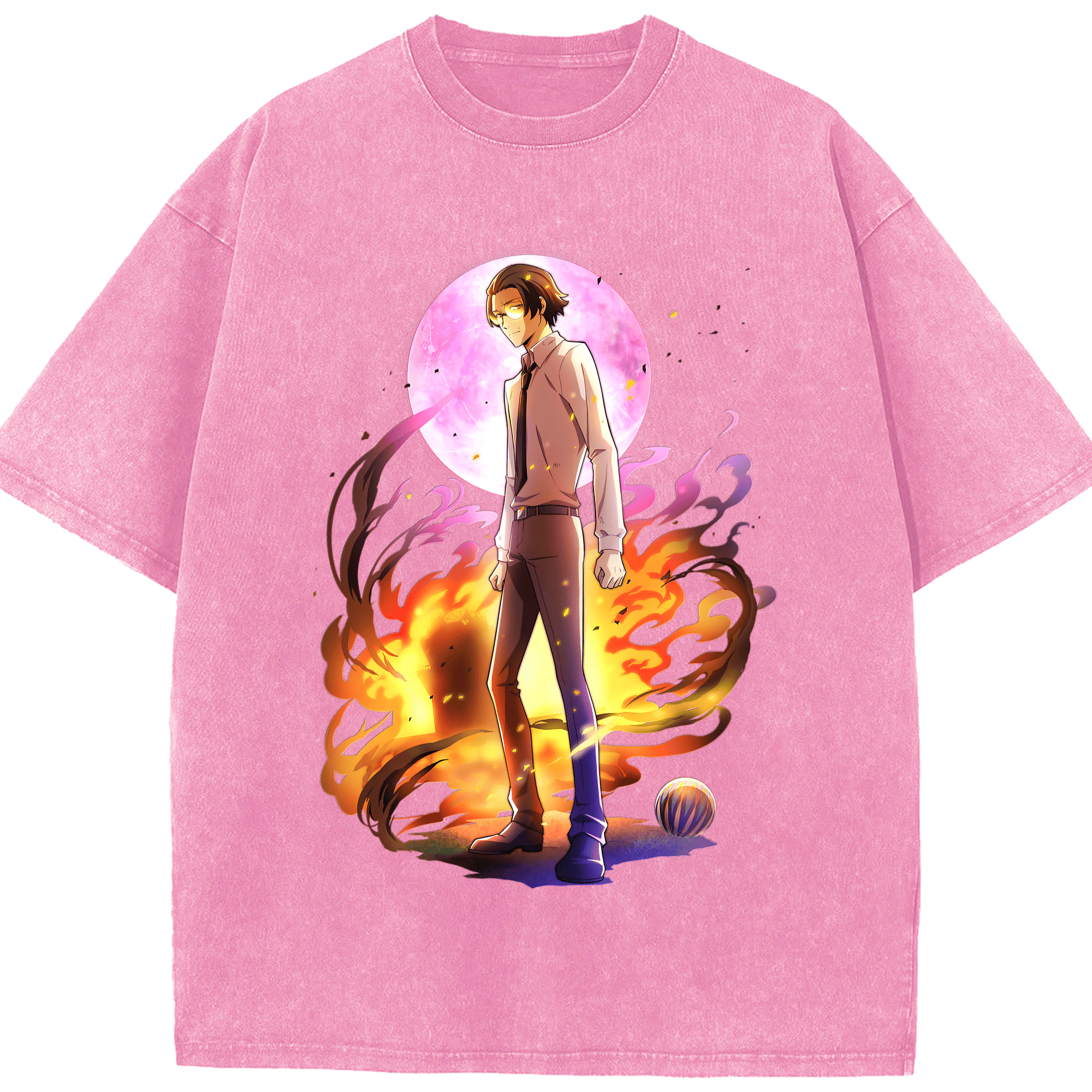 （画像用） 文豪ストレイドッグス Bungo Stray Dogs 綿100% ヴィンテージ風 半袖Tシャツ（フロントプリント）